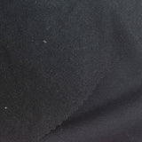 Slub Polyester Viscose Stretch Interlock Knit Fabric, 240 gsm, 160 cm — Black — photo 1