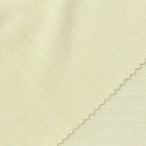 Slub Viscose Polyester Stretch Jersey Knit Fabric, 250 gsm, 160 cm — Beige