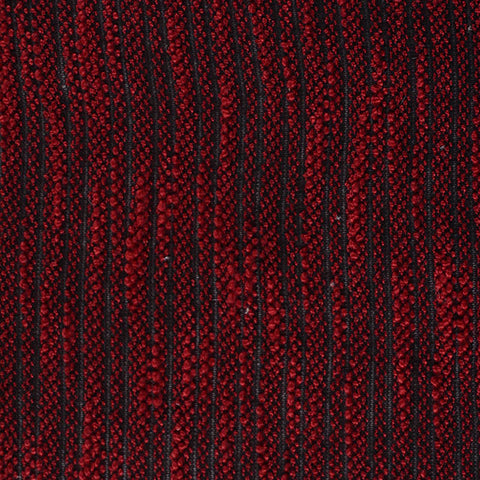 Red Textured-Stripe Chunky Knit, Polyester