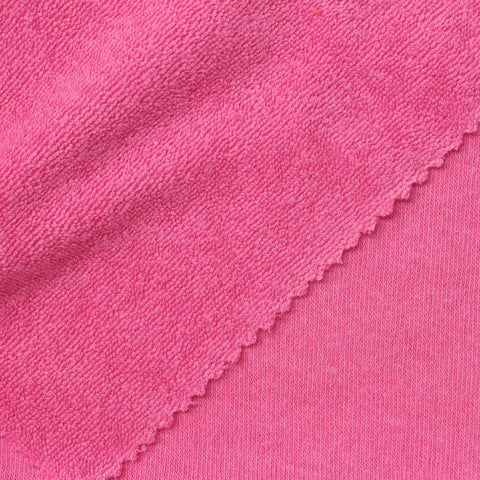 French Terry Fabric, 220 gsm, 180 cm — Pink