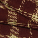 Red Plaid Interlock Knit, Polyester, 323 gsm — photo 1