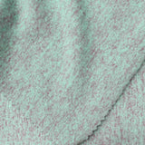 Light Green Marl Chunky Knit, Viscose-Poly, 275 gsm — photo 1