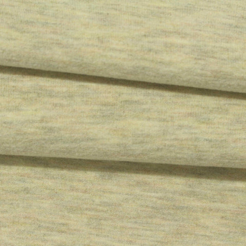Brushed Viscose Acrylic Blend Stretch Scuba Knit Fabric, 380 gsm, 170 cm — Khaki, ref EF-270761