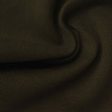 Dark Brown Textured Piqué Knit, Cotton-Poly — photo 1