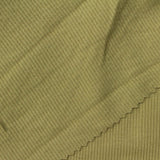 Brushed Polyester Viscose Stretch Rib Knit Fabric, 225 gsm, 125 cm — Khaki — photo 1