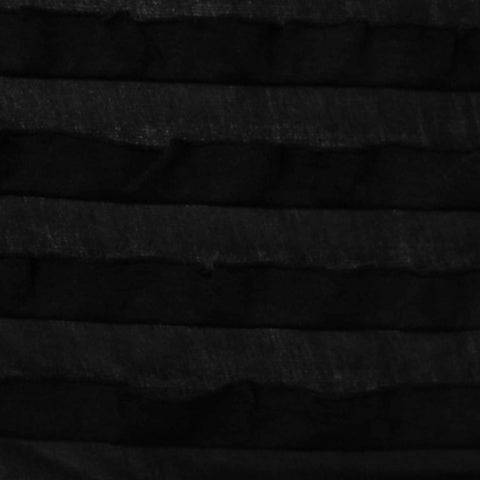 Jacquard 100% Polyester Jersey Knit Fabric, 158 gsm, 180 cm — Black