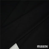 Polyester Stretch Ponte Knit Fabric, 259 gsm, 160 cm — Black — photo 1