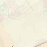 Printed Polyester Stretch Milk Silk Knit Fabric, 165 gsm, 180 cm — Beige — photo 1