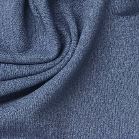 Viscose Stretch Jersey Knit Fabric, 210 gsm, 156 cm — Blue