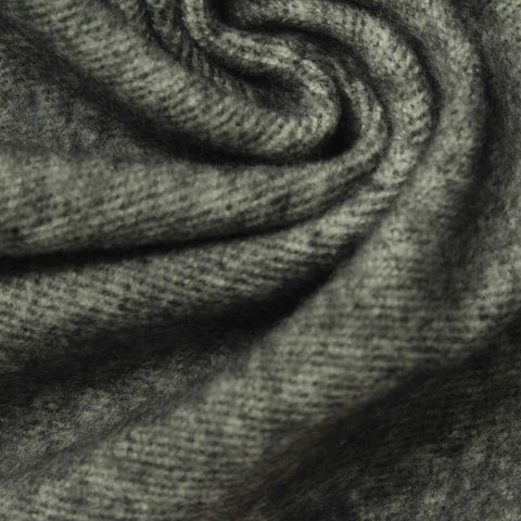 Dark Grey Marl French Terry, Poly-Cotton, 250 gsm