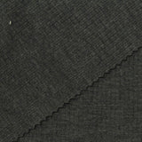 Dark Grey Heathered-Marl Rib Knit, Poly-Viscose, 213 gsm — photo 1