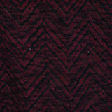 Dark Red Zigzag Jacquard, Poly-Viscose — photo 1