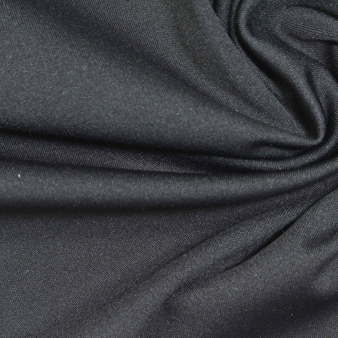 Polyester Stretch Interlock Knit Fabric, 270 gsm, 160 cm — Grey