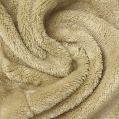 100% Polyester Fleece Fabric, 200 gsm, 176 cm — Khaki
