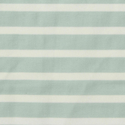 Light Green Stripe Knit, Nylon-Poly