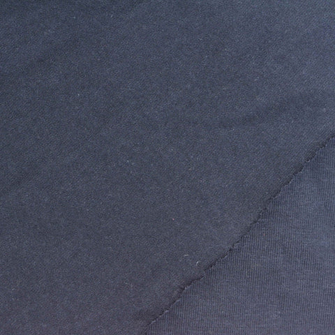 Cotton Stretch Jersey Knit Fabric, 230 gsm, 186 cm — Navy