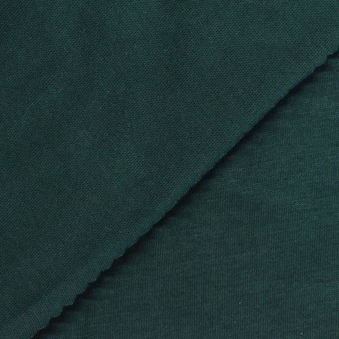 Polyester Cotton Jersey Knit Fabric, 152 gsm, 170 cm — Green