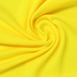 100% Polyester Birdseye Knit Fabric, 160 gsm, 175 cm — Yellow — photo 1