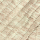 Cream Marl Rib Knit, Poly-Viscose, 230 gsm — photo 1
