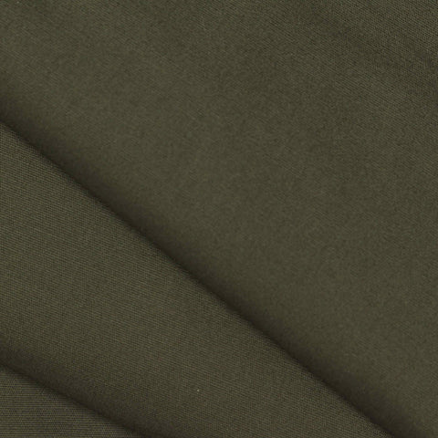 Cotton Stretch Poplin Fabric, 119 gsm, 147 cm — Khaki