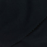 Polyester Stretch Rib Knit Fabric, 345 gsm, 170 cm — Black — photo 1