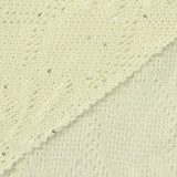 Cream Openwork Pointelle Knit, Polyester, 290 gsm — photo 1