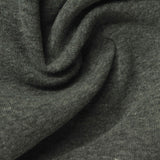 Dark Grey Heathered-Marl French Terry, Poly-Cotton, 190 gsm — photo 1