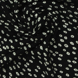 Jacquard Polyester Stretch Jersey Knit Fabric, 180 gsm, 172 cm — Black — photo 1
