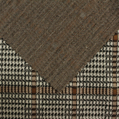 Black Houndstooth Jacquard, Polyester, 265 gsm