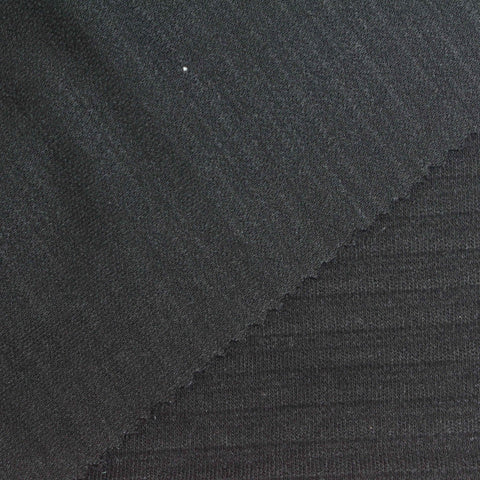 Polyester Cotton Stretch Knit Fabric, 270 gsm, 175 cm — Grey