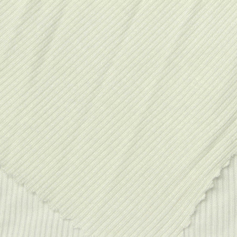 Off-White Rib Knit, Viscose