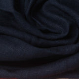 Slub Viscose Linen Woven Fabric, 220 gsm, 135 cm — Navy — photo 1
