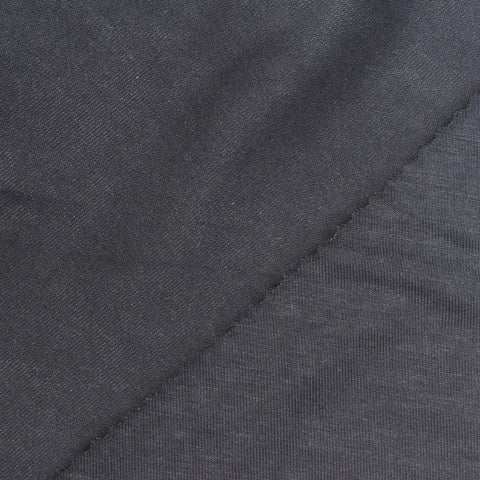 Dark Grey Marl Jersey Knit, Viscose, 220 gsm