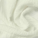 Jacquard Polyester Stretch Knit Fabric, 180 gsm, 152 cm — White — photo 1