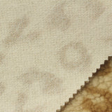 Brown Animal Print Minky, Polyester — photo 1