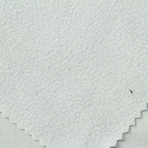 100% Polyester Fleece Fabric, 150 gsm, 160 cm — Grey
