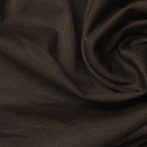100% Cotton Interlock Knit Fabric, 150 gsm, 160 cm — Brown