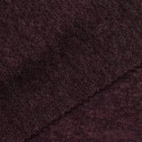 Dark Red Marl Chunky Knit, Poly-Viscose, 210 gsm — photo 1