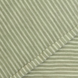 Dark Green Stripe Jersey Knit, Cotton — photo 1