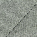 Heathered Grey Marl Rib Knit, Cotton — photo 1