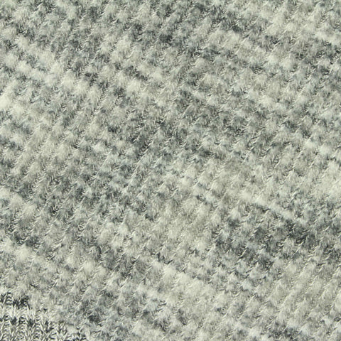 Black Marl Rib Knit, Viscose-Poly, 239 gsm