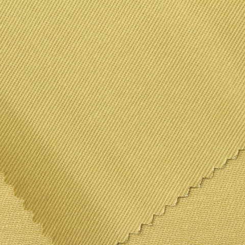 Brushed Cotton Stretch Twill Fabric, 320 gsm, 147 cm — Khaki