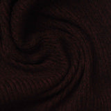 Brushed Polyester Viscose Stretch Rib Knit Fabric, 260 gsm, 150 cm — Red — photo 1