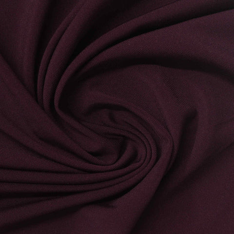Polyester Stretch ITY Knit Fabric, 265 gsm, 160 cm — Purple