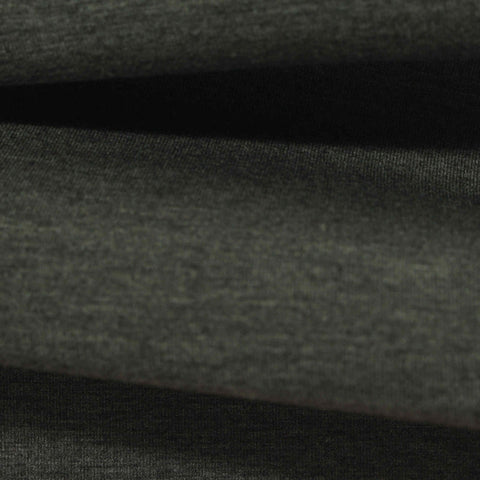 Dark Grey Marl Scuba Knit, 380 gsm