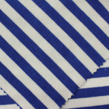 Black Diagonal-Stripe Jersey Knit, Poly-Viscose, 261 gsm — photo 1