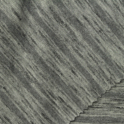 Grey Marl Jersey Knit, Poly-Viscose, 180 gsm, 185 cm