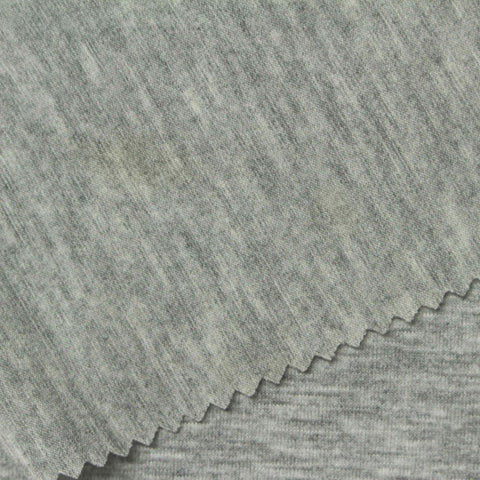 Light Grey Marl Jersey Knit, Poly-Viscose, 150 gsm, 155 cm
