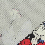 Red Bold-Floral Knit, Polyester — photo 1