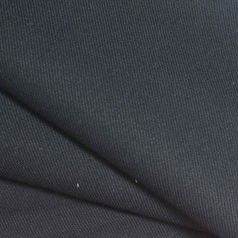 Brushed Polyester Stretch Twill Fabric, 360 gsm, 145 cm — Navy
